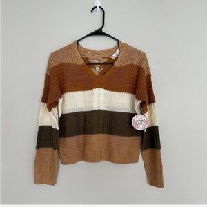 NWT Striped Sweater Size Small